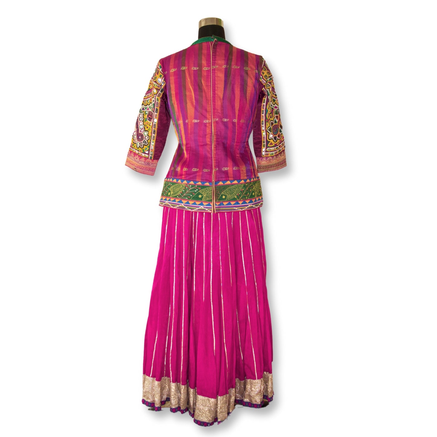 Mani - Mashru silk kutchi lehenga (Only lehenga available)