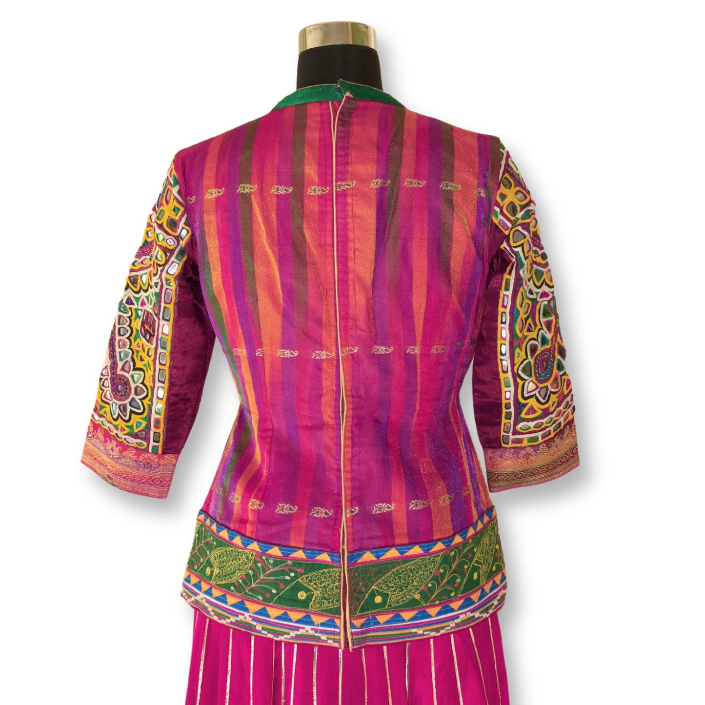 Mani - Mashru silk kutchi lehenga (Only lehenga available)