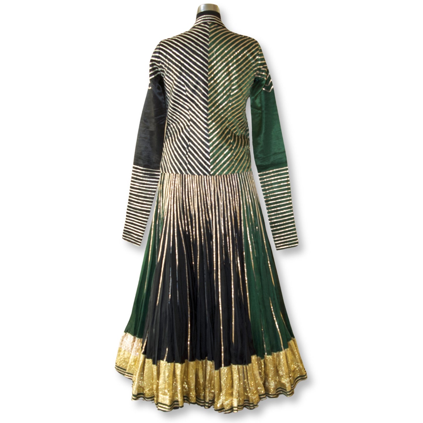 Karishma - 120 Kali Rajasthani Gotta Tui Silk Lehenga