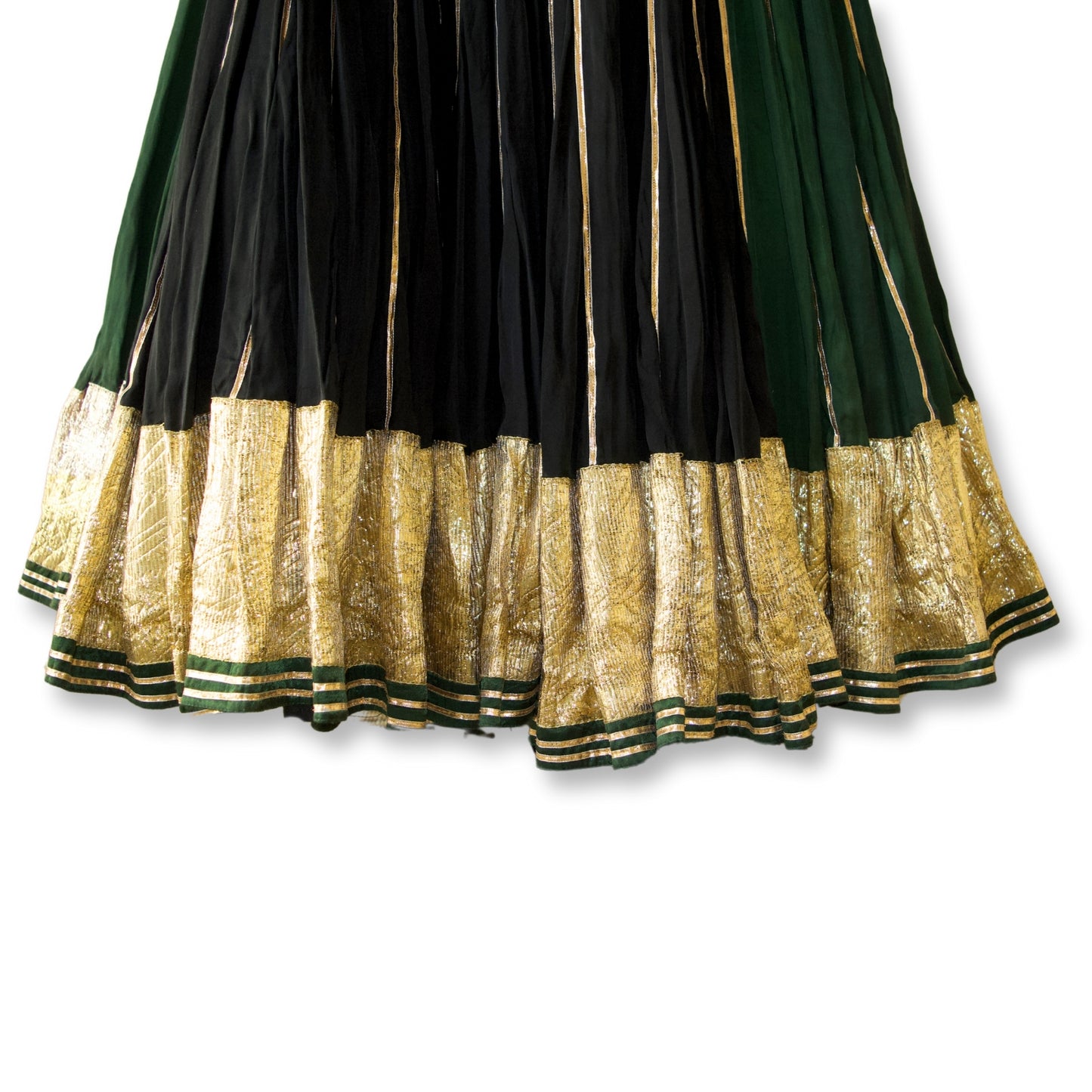 Karishma - 120 Kali Rajasthani Gotta Tui Silk Lehenga