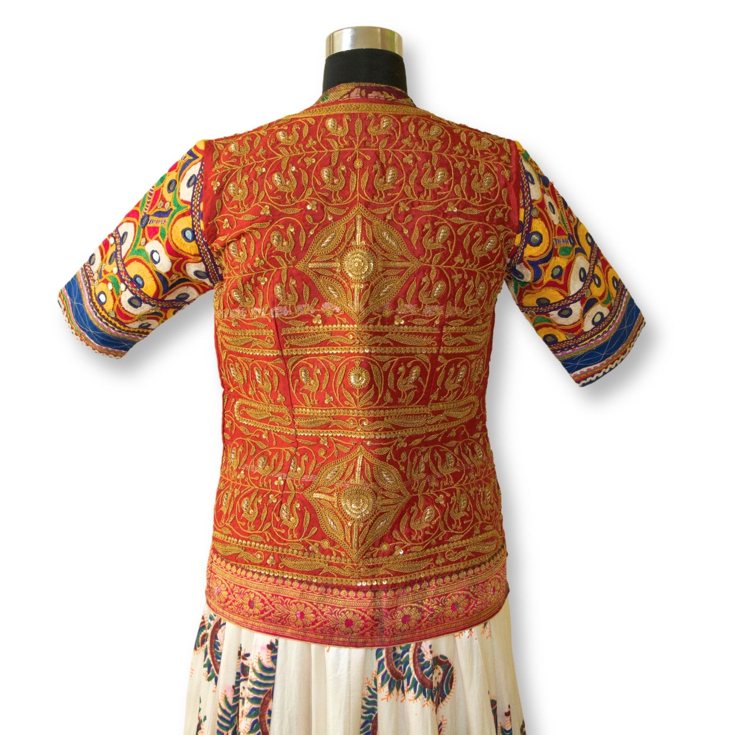 Anokhi - Copper zari work kutchi blouse