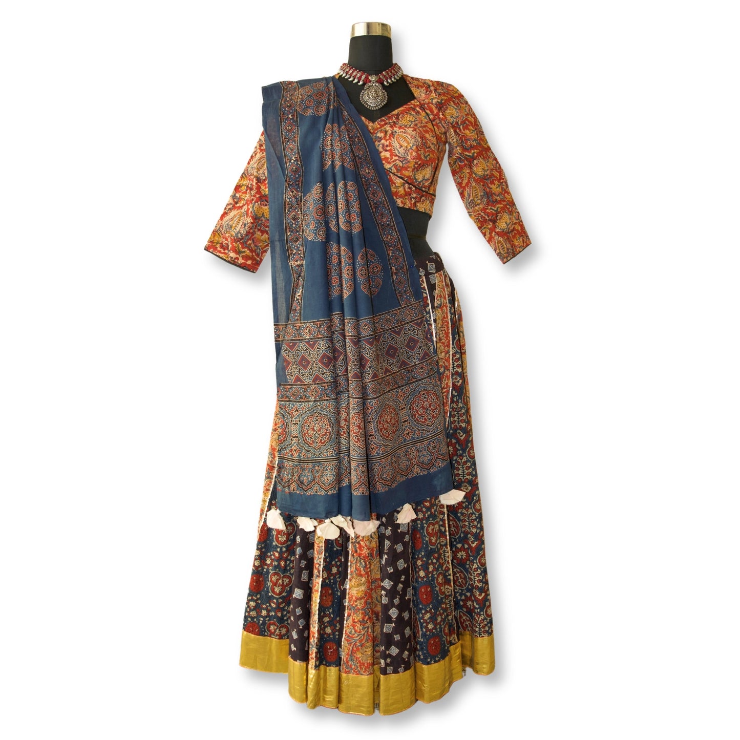 Kanchan - Ajarakh cotton lehenga