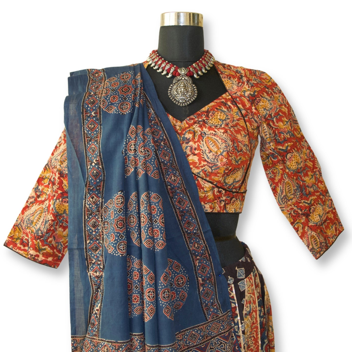 Kanchan - Ajarakh cotton lehenga