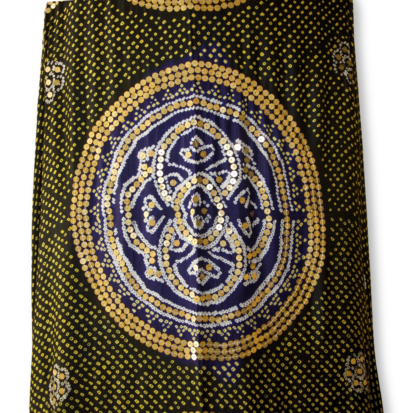 Minakshi - Bandhej metal sequence work dupatta