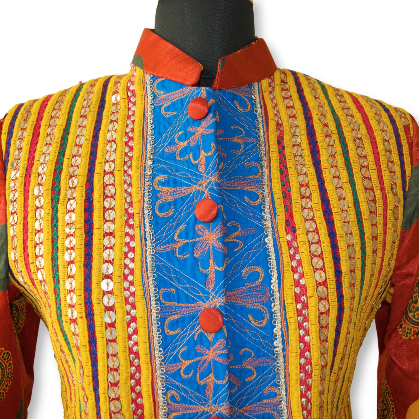 Vishwa - Ajarakh silk kutchi jacket