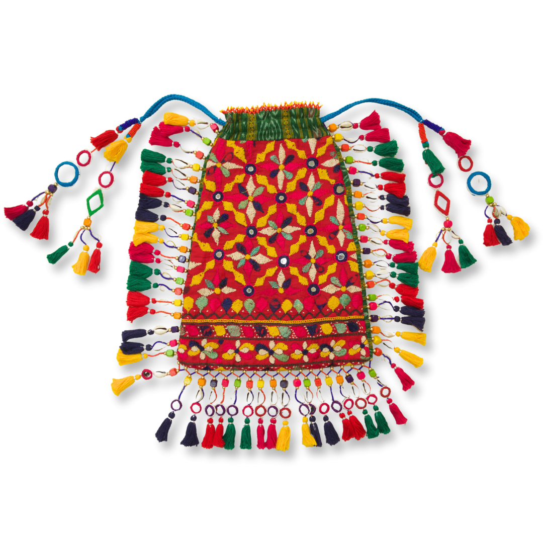 Oorvi - Kutchi work potli bag