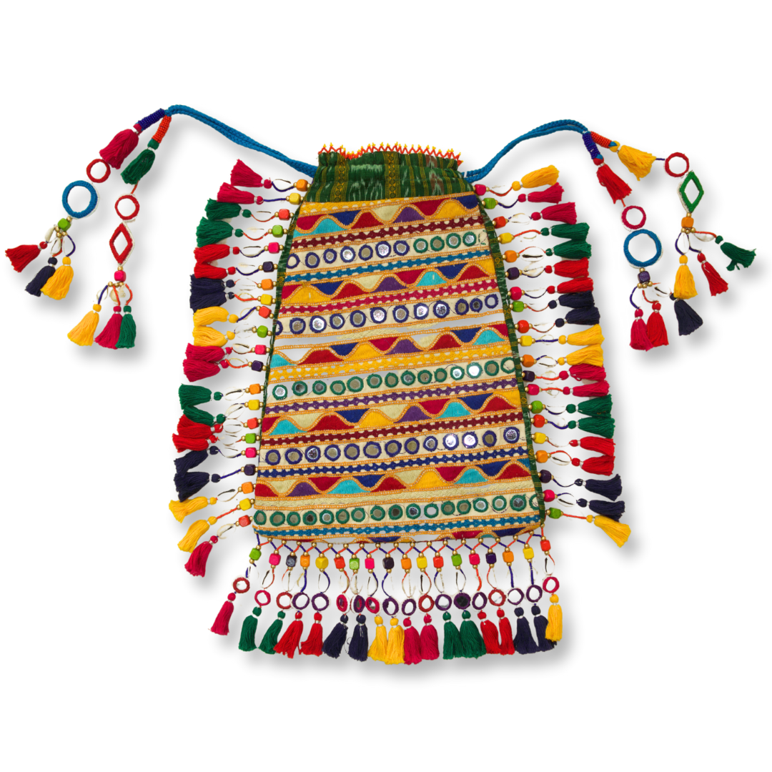 Oorvi - Kutchi work potli bag
