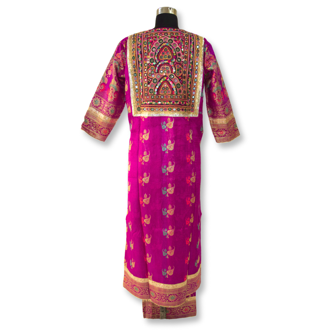 Sujata - Marodi with Kutchi Work Kurta Set