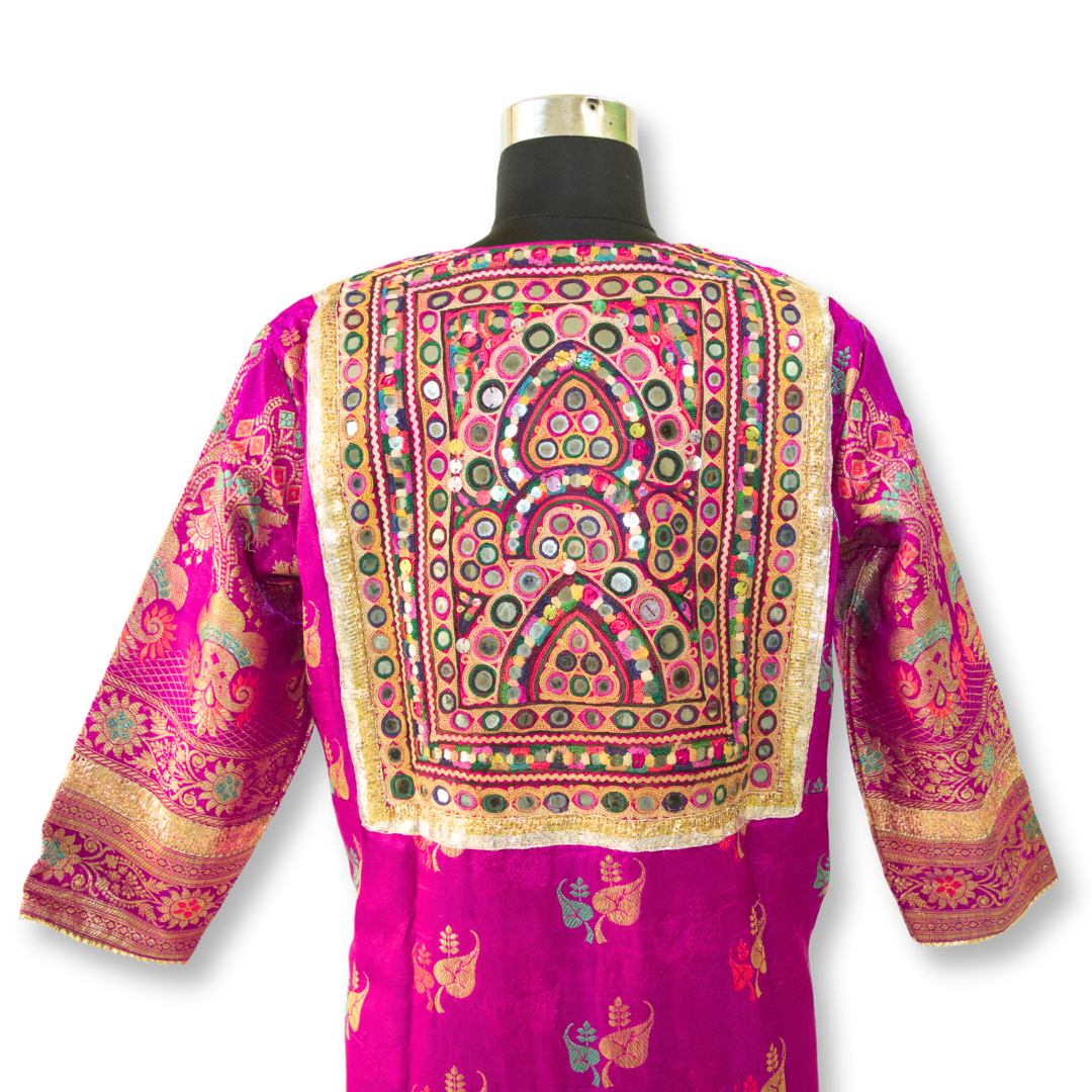 Sujata - Marodi with Kutchi Work Kurta Set
