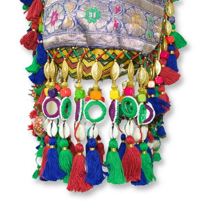 Pallavi - Banarasi with Kutchi work potli bag