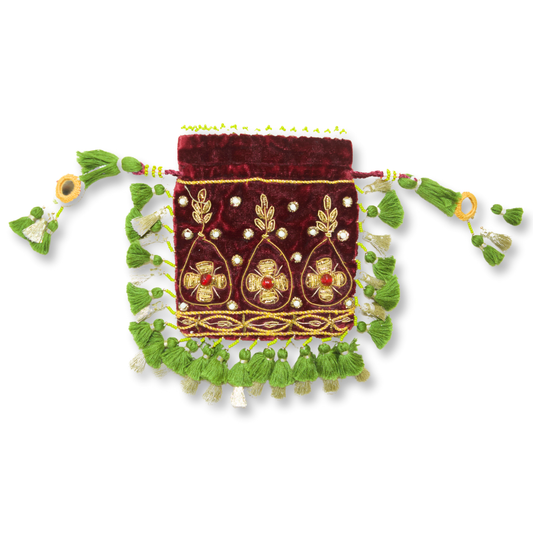 Maya - Zardozi work potli bag