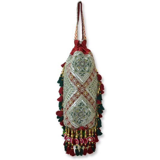 Koyal - Vintage Gharchola potli bag