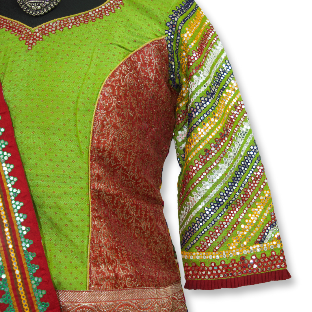 Sabeena - Patan Patola Aabhli Work Saree