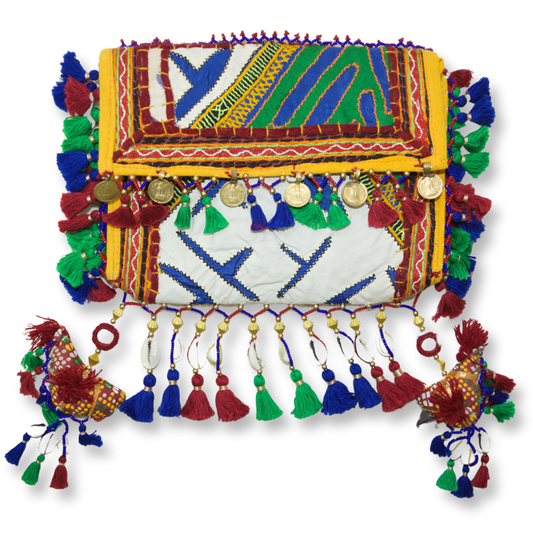 Yamini - Antique applique work sling bag