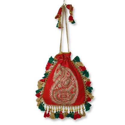 Krina - Zari Work Potli Bag