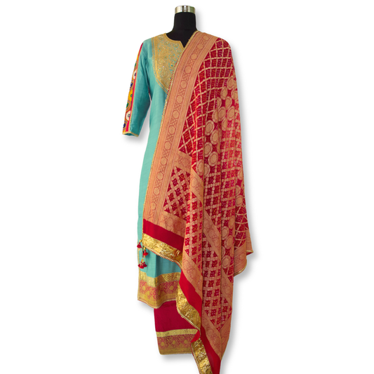Yashodhara - Marodi with Kutchi Kurta Set