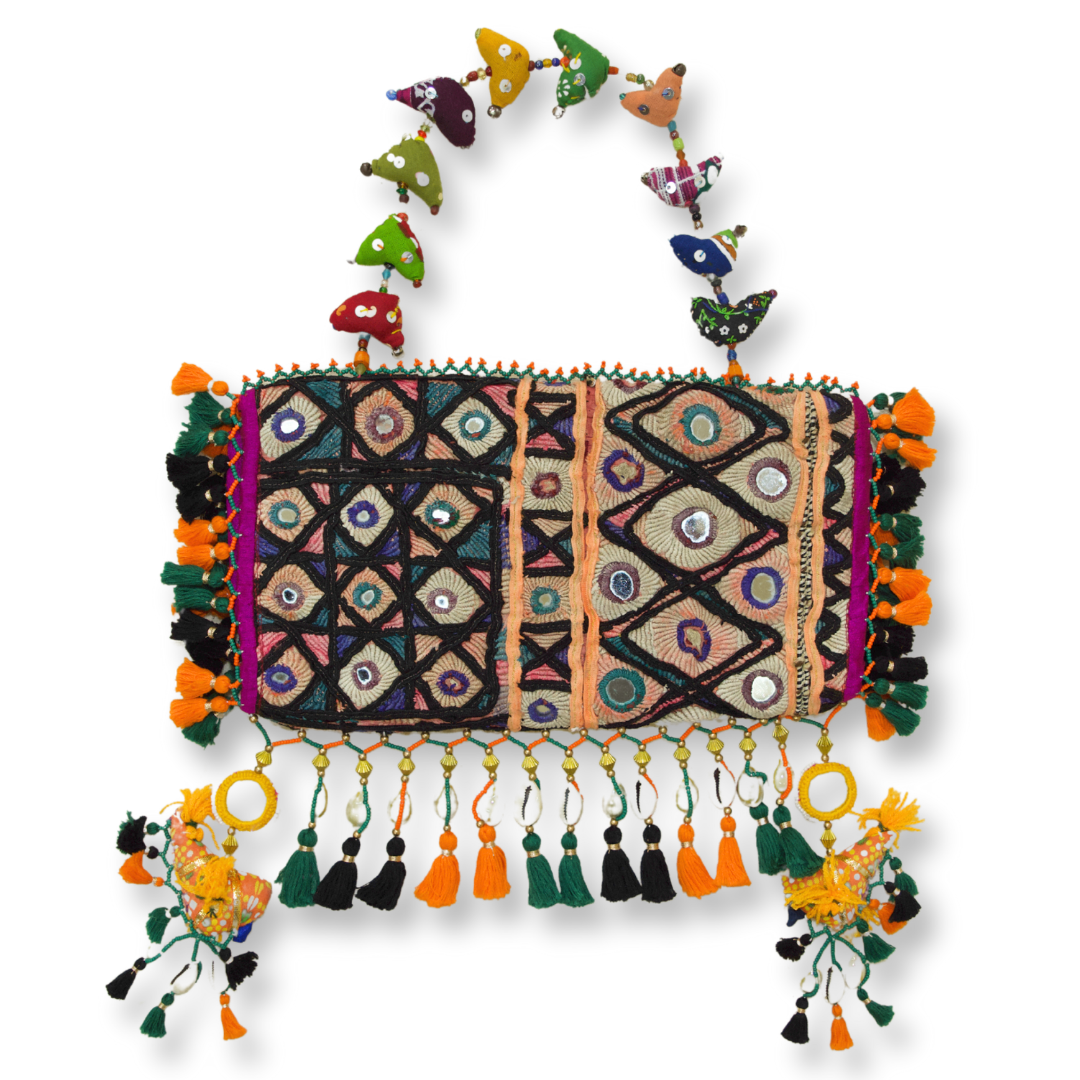 Sonal - Antique Kutchi work hand bag