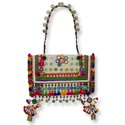 Kanchan - Kutchi work hand bag