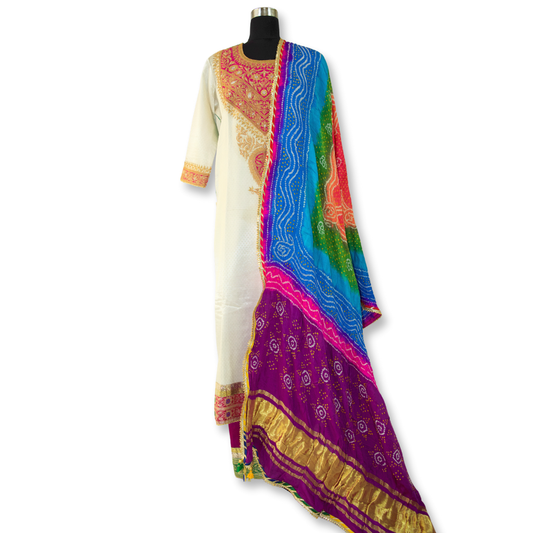 Kamla - Marodi with Banarasi Kurta Set