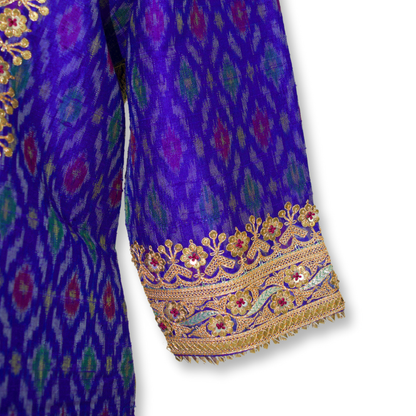 Radha - Marodi with Bandhani Kurta Set