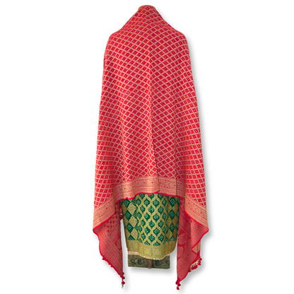 Radha - Marodi with Bandhani Kurta Set
