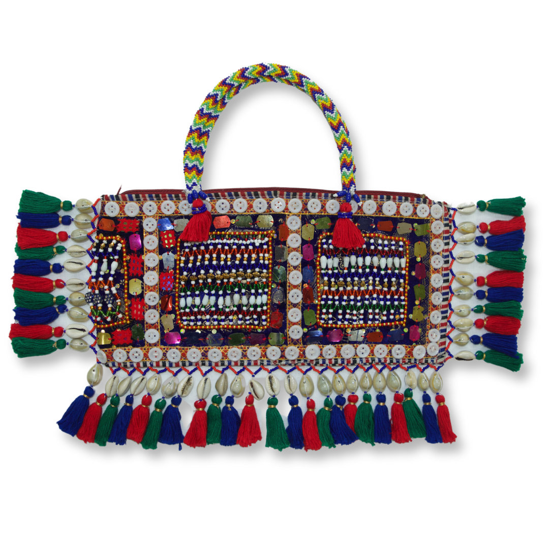 Dharmi - Antique moti work hand bag