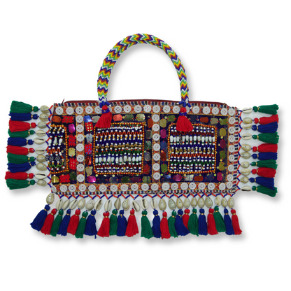 Dharmi - Antique moti work hand bag