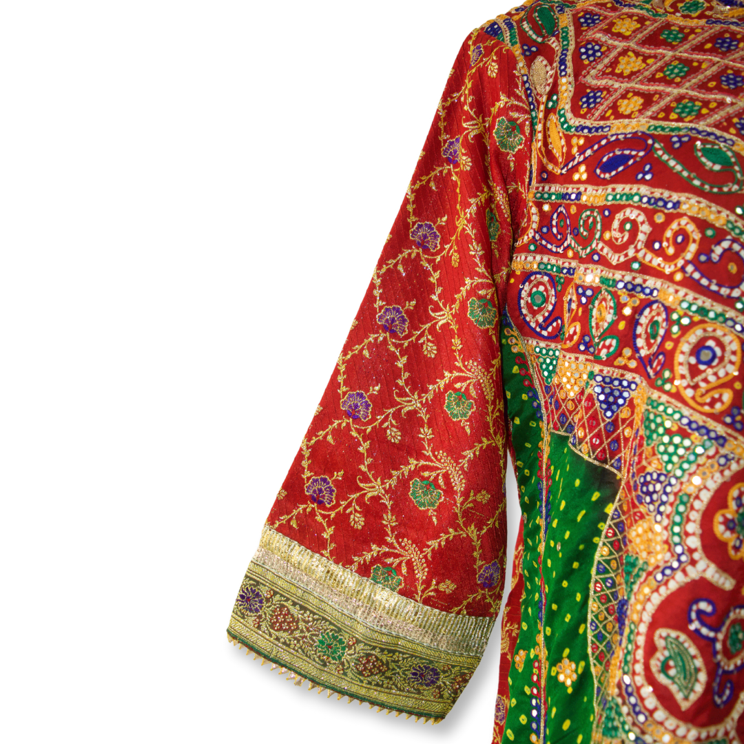 Prem - Bandhej Aabhli work with Banarasi Kurta Set