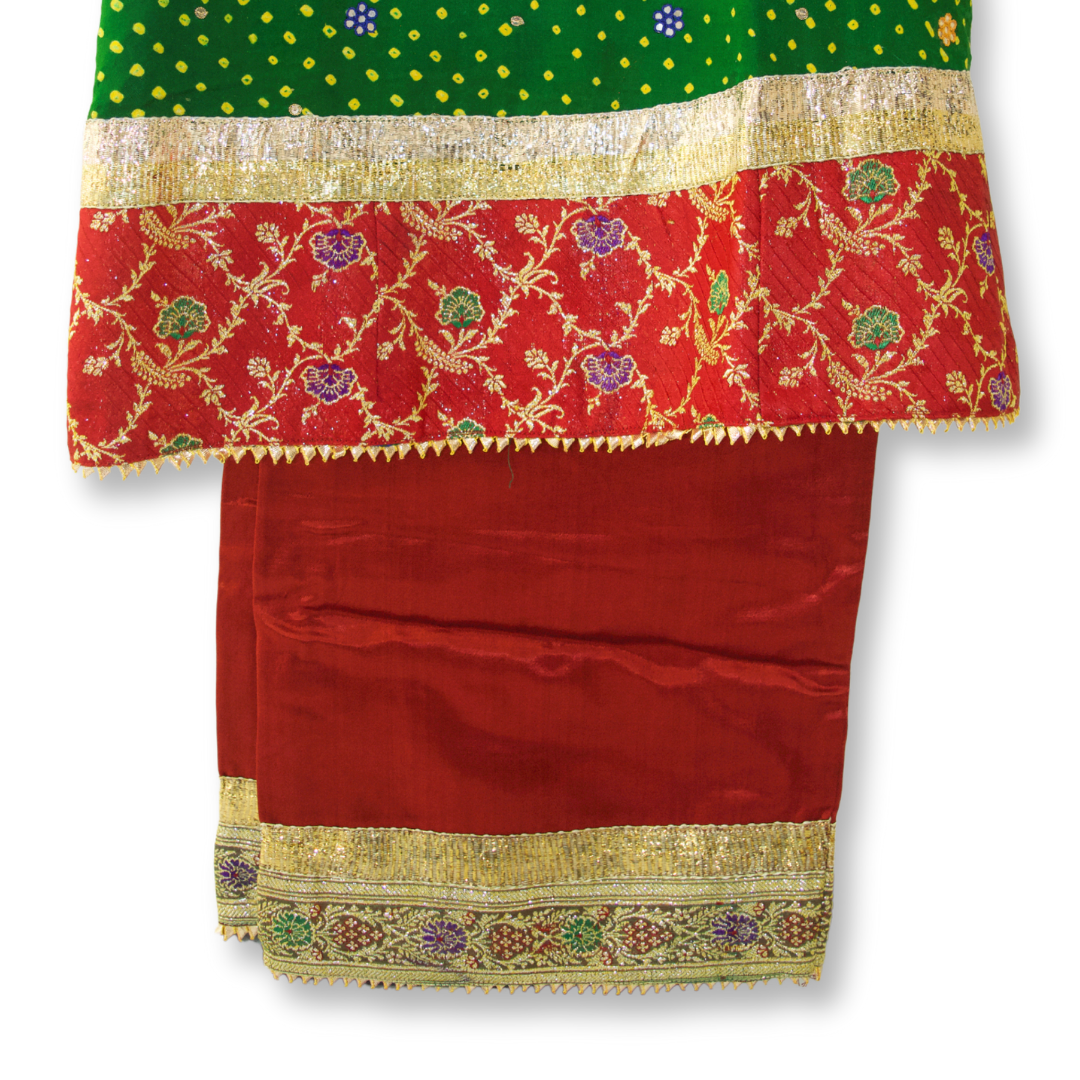 Prem - Bandhej Aabhli work with Banarasi Kurta Set