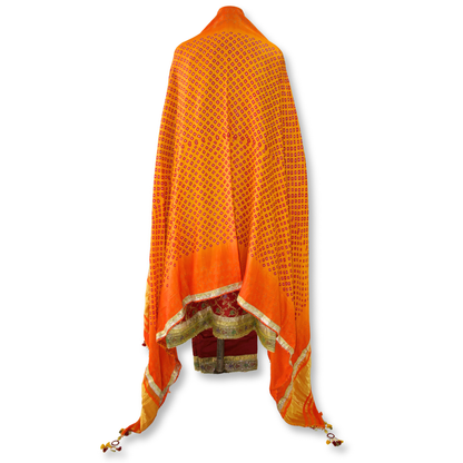 Prem - Bandhej Aabhli work with Banarasi Kurta Set