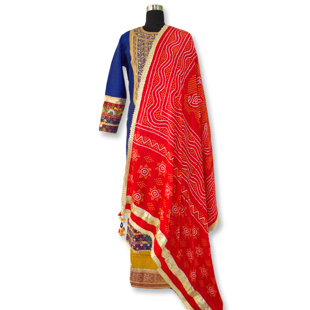 Maitreya - Marodi with Multi-Banarasi Kurta Set