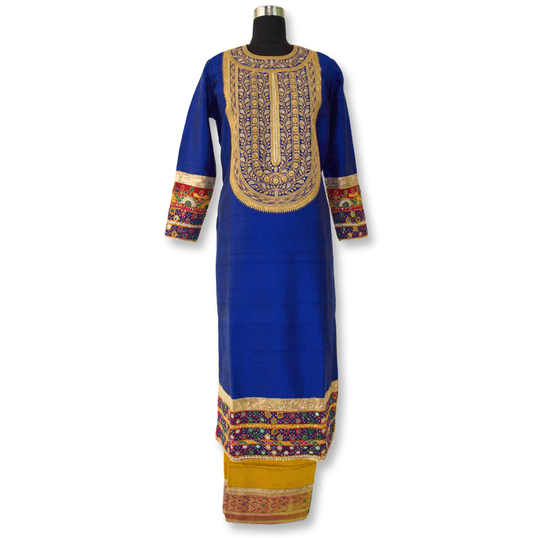 Maitreya - Marodi with Multi-Banarasi Kurta Set