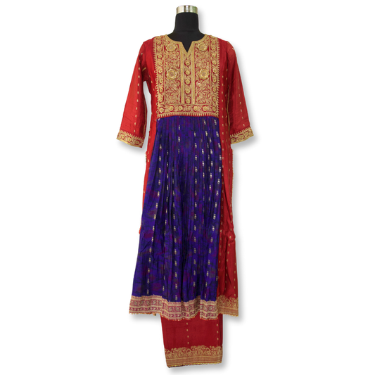 Kajal - Marodi with Banarasi and Kutchi Kurta Set