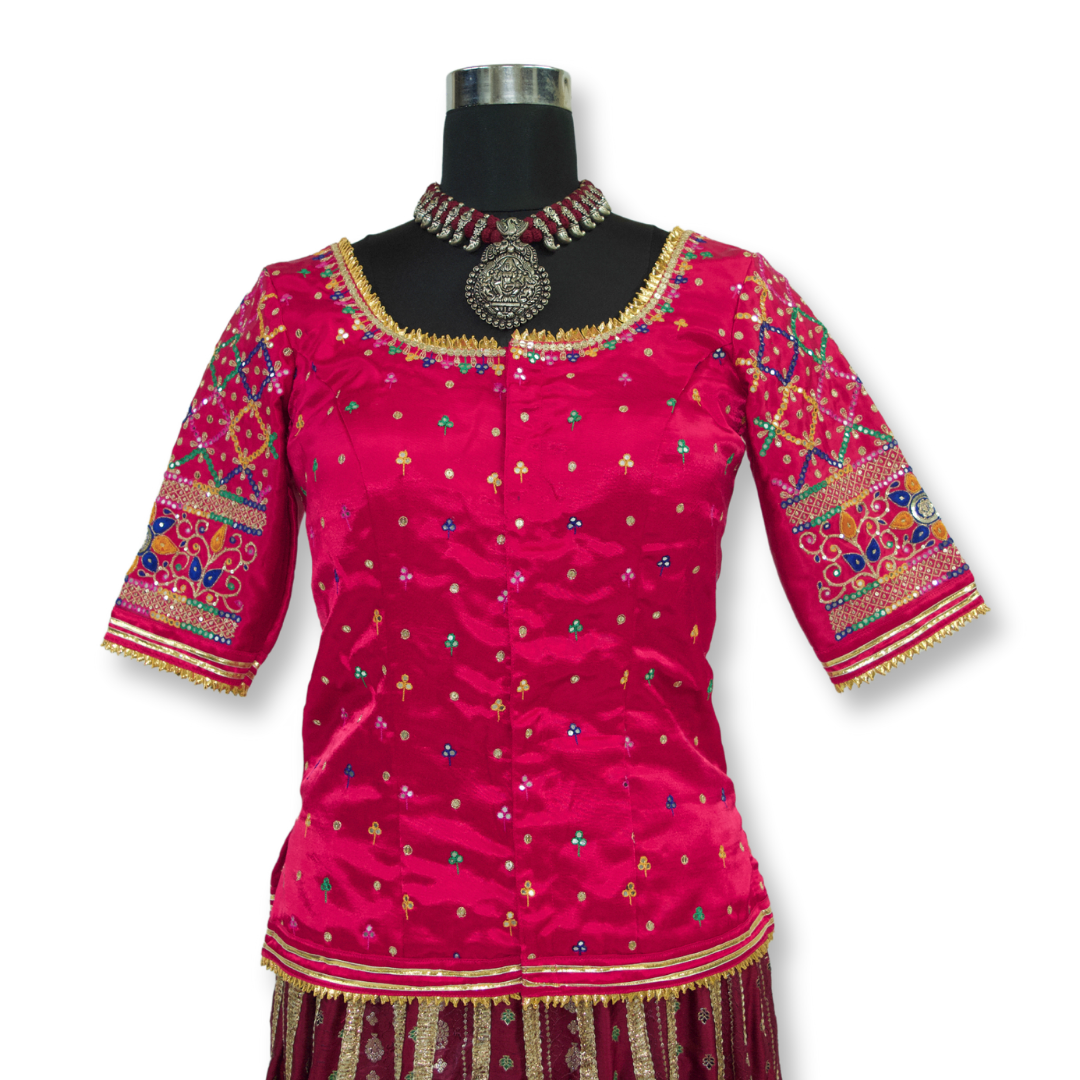 Nitya - Mirror work long blouse