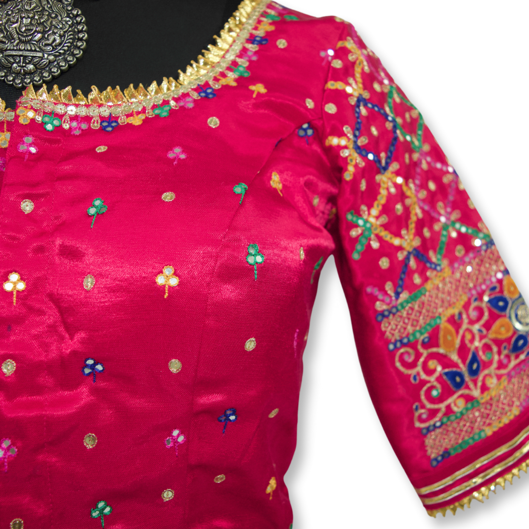 Nitya - Mirror work long blouse