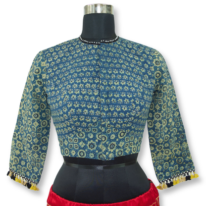 Yamini - Ajarakh Cotton Short Blouse