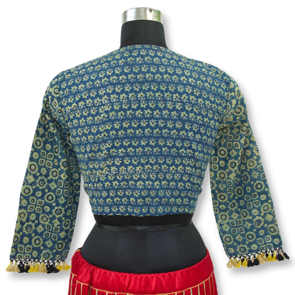 Yamini - Ajarakh Cotton Short Blouse