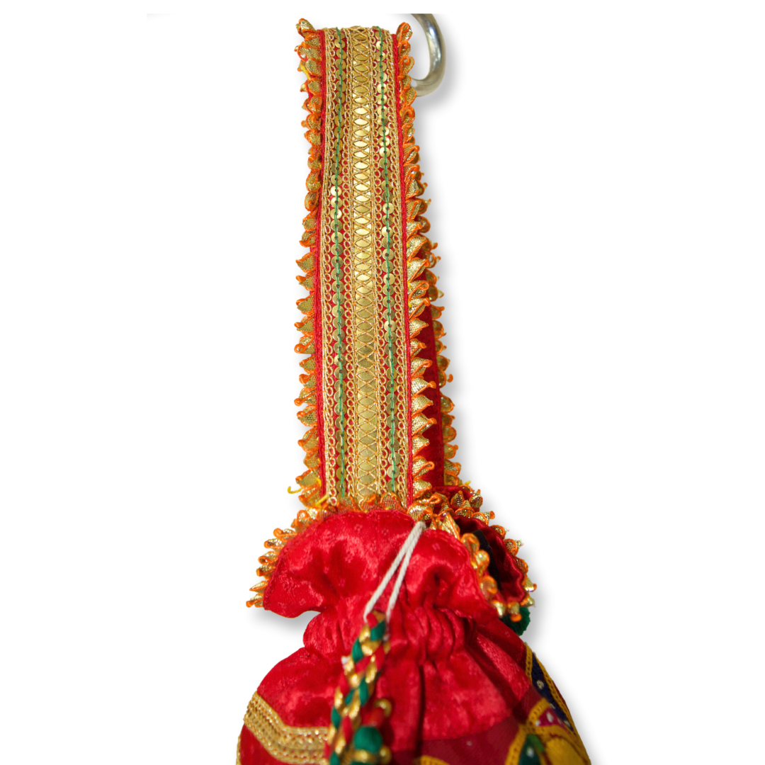 Eesha - Pichwai marodi work potli bag