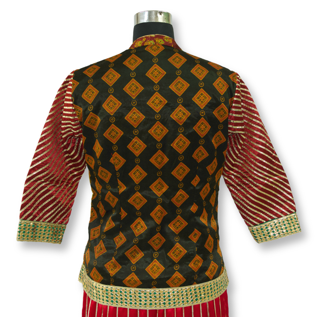 Bhavika - Ajarakh Silk Blouse