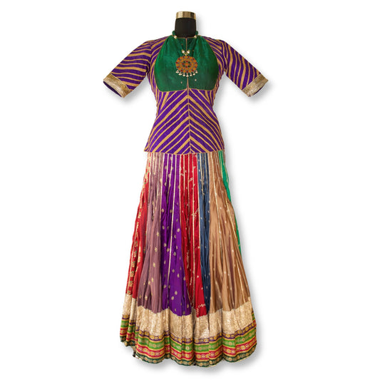 Sitara - Multicolour banarasi lehenga